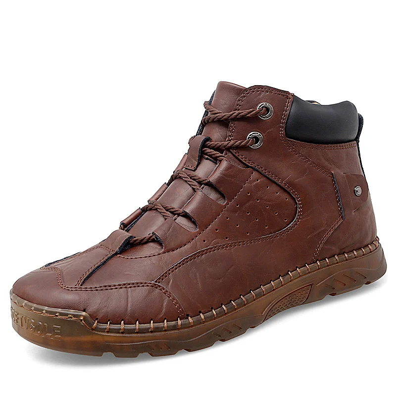 New Winter 2021 Men Boots Luxury Brand Leather High Top Shoes For Men Botas Hombre Fashion Handmade Casual Ankle Boots Big Size
New Winter 2021 Men Boots Luxury Brand Leather High Top Shoes For Men Botas Hombre Fashion Handmade Casual Ankle Boots Big Size