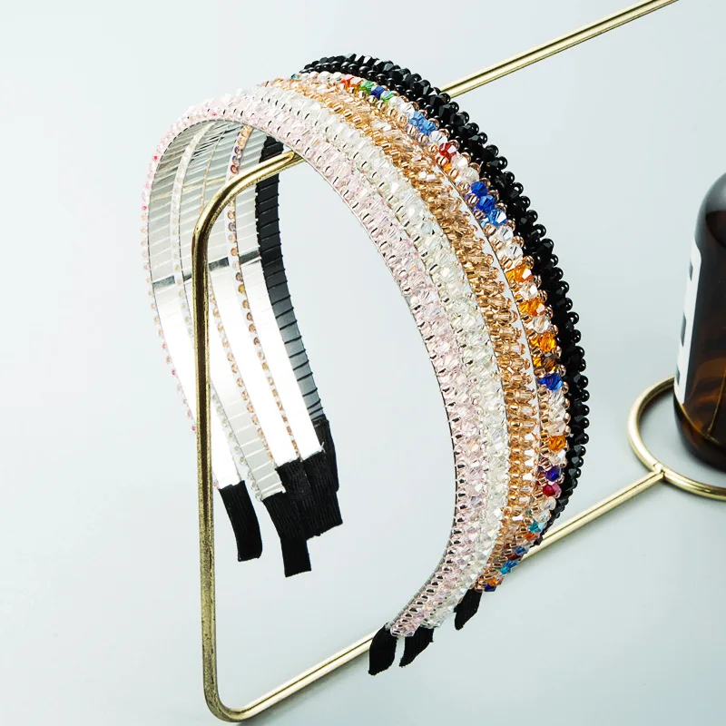 2021 New Korean Personality Headband Simple Fine-sided Handmade Fishing Line String Crystal Hairband Fashion Wash Face Hair Hoop
2021 New Korean Personality Headband Simple Fine-sided Handmade Fishing Line String Crystal Hairband Fashion Wash Face Hair Hoop