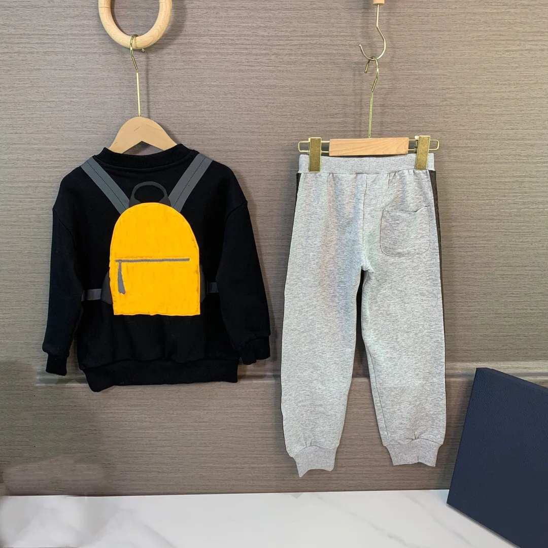 2021 Autumn Winter Bag Printed + Gray Pants Brand Boys Children's Clothing set School Style Boutique Suit 3 4 6 8 10 1Years
2021 Autumn Winter Bag Printed + Gray Pants Brand Boys Children's Clothing set School Style Boutique Suit 3 4 6 8 10 1Years