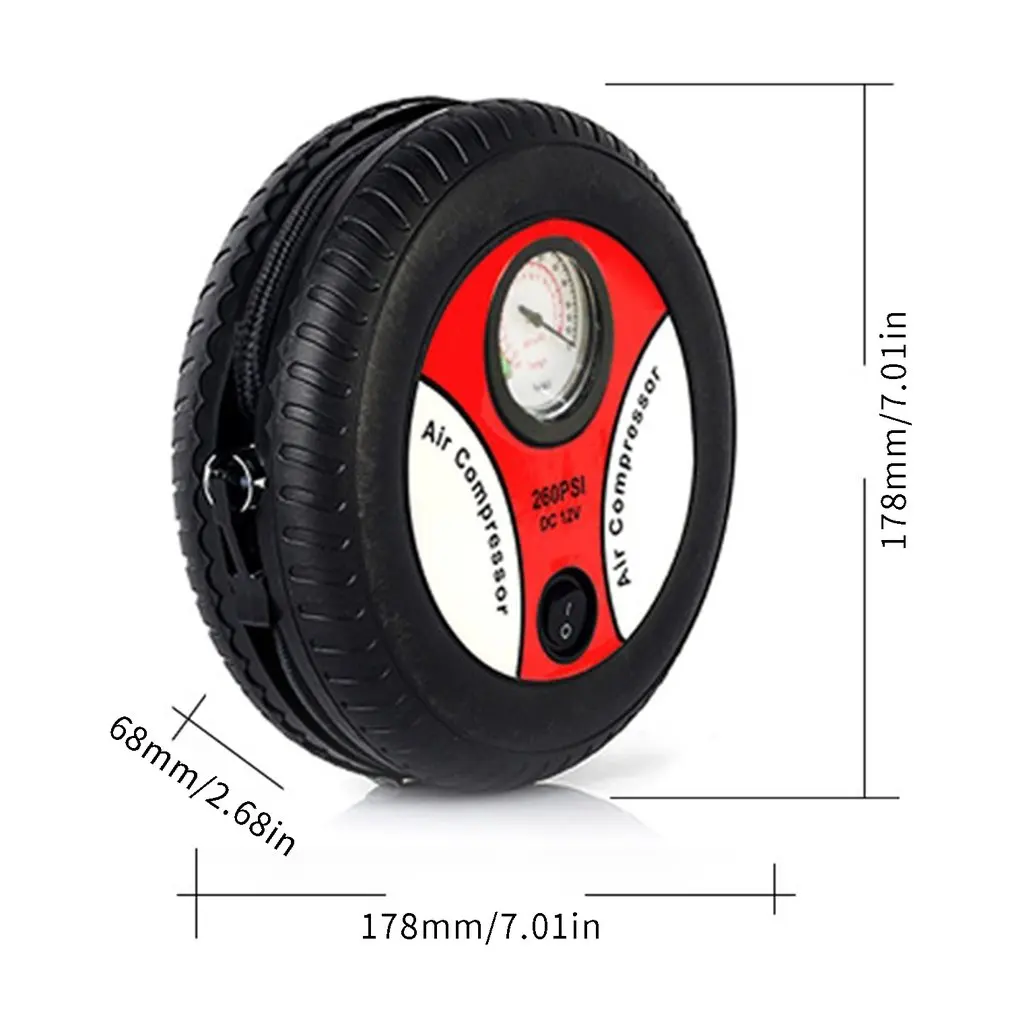 Type B Car Inflatable Pump Tire Portable Automotive Inflator Pump 12V Electric High Pressure Car Inflator Pump
Type B Car Inflatable Pump Tire Portable Automotive Inflator Pump 12V Electric High Pressure Car Inflator Pump