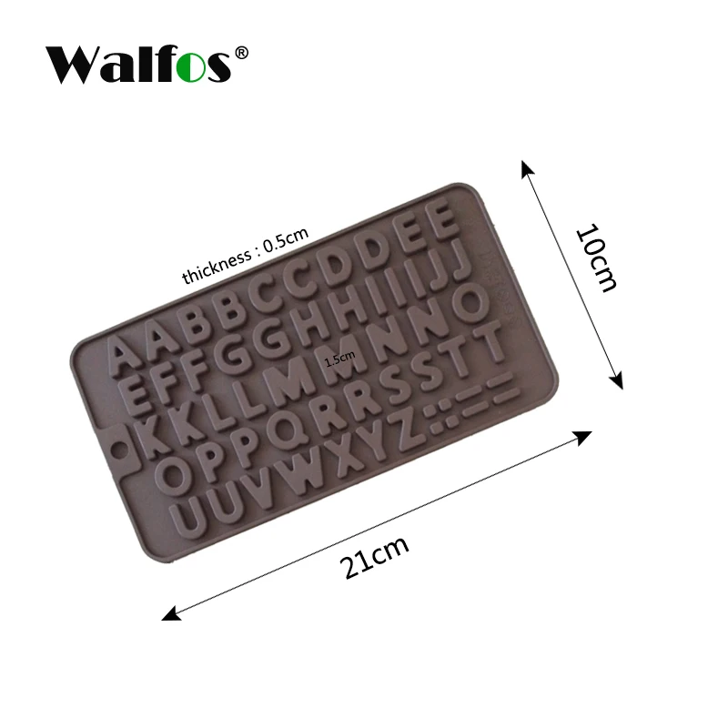 WALFOS 26 English Letters Mold Silicone DIY Chocolate Mold Cake Decoration Letter Mold High Temperature Fondant Tool Mold
WALFOS 26 English Letters Mold Silicone DIY Chocolate Mold Cake Decoration Letter Mold High Temperature Fondant Tool Mold