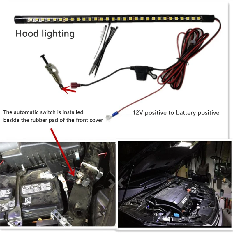 The Switch Control Of 36cm Led Light Pole For Under Hood Engine Repair Is Suitable For Auxiliary Lighting Tools For Engine Main
The Switch Control Of 36cm Led Light Pole For Under Hood Engine Repair Is Suitable For Auxiliary Lighting Tools For Engine Main