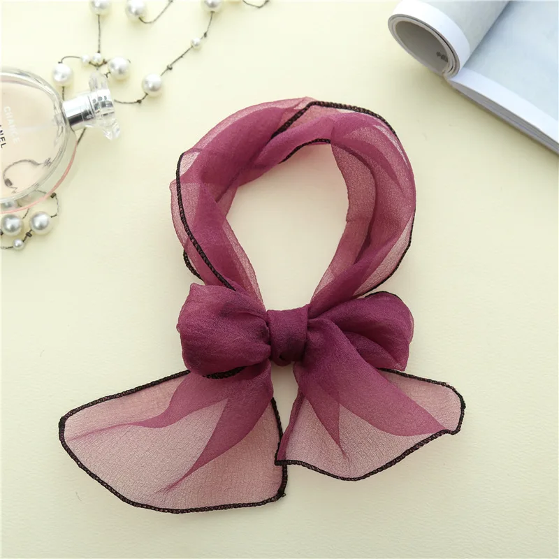 Fashion Women Thin Organza Scarf Narrow Long Neck Scarves Silk Candy Color Transparent Chiffon Headband Wavy Tie Hair Band
Fashion Women Thin Organza Scarf Narrow Long Neck Scarves Silk Candy Color Transparent Chiffon Headband Wavy Tie Hair Band