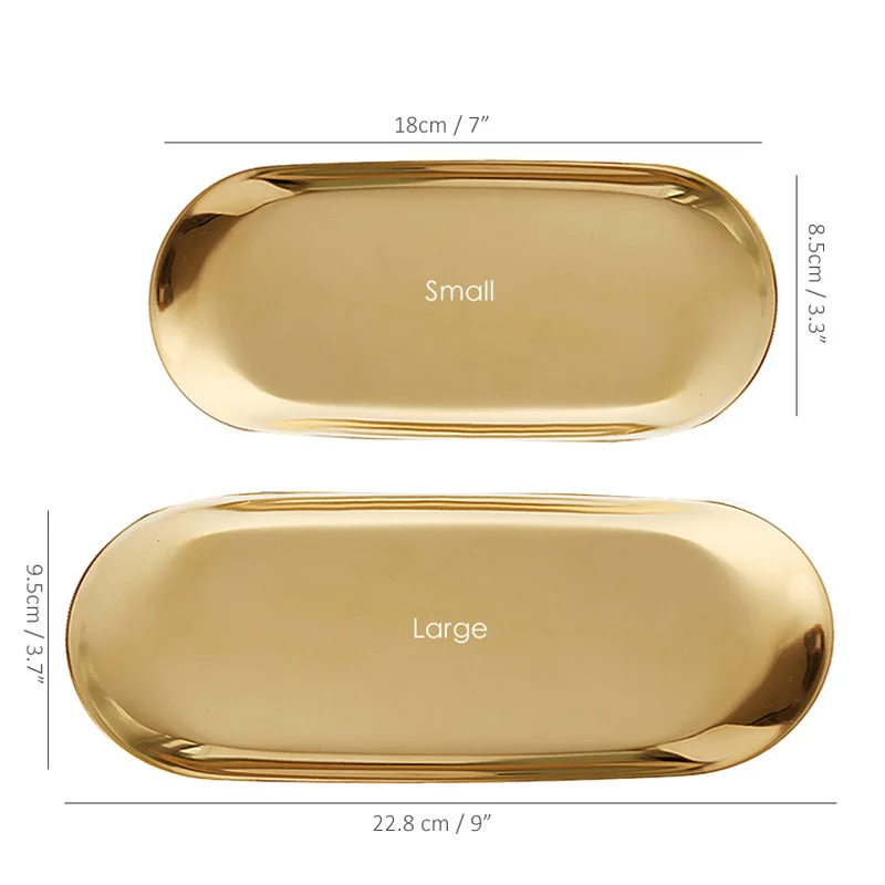 Modern Metal Rose Gold Plate Silver Oval Storage Tray Decorative Jewelry Display Stainless Steel Tray Storage Supplies
Modern Metal Rose Gold Plate Silver Oval Storage Tray Decorative Jewelry Display Stainless Steel Tray Storage Supplies