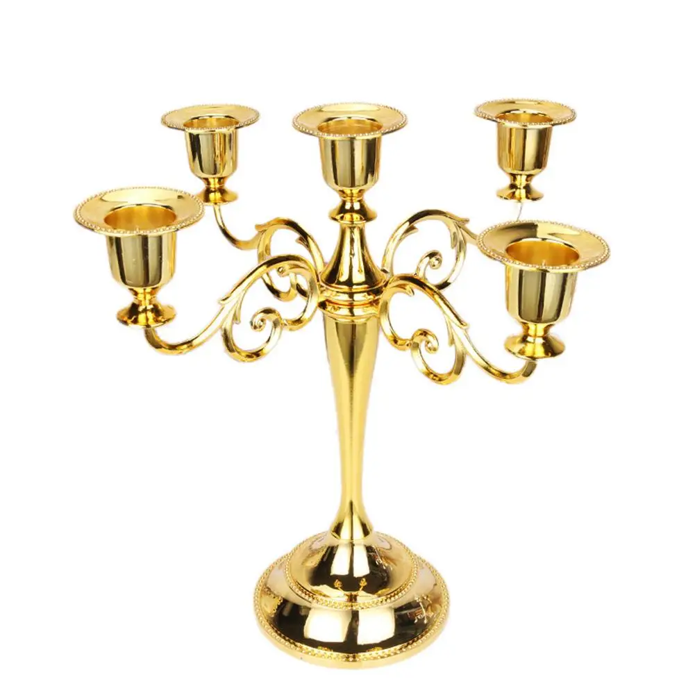 Metal 3/5-Arm Candle Holder Candlestick Romantic Dinner Holiday Wedding Decor 
Metal 3/5-Arm Candle Holder Candlestick Romantic Dinner Holiday Wedding Decor