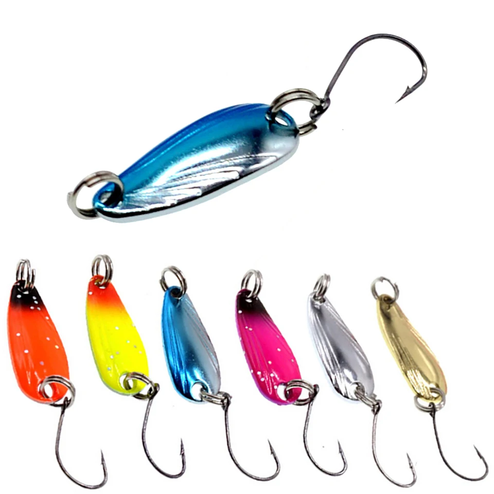 6 Pieces Of Outdoor Fishing Accessories Sequined Bait Length 28MM Weight 2.5G Metal Swing Bait Artificial Hard Bait
6 Pieces Of Outdoor Fishing Accessories Sequined Bait Length 28MM Weight 2.5G Metal Swing Bait Artificial Hard Bait