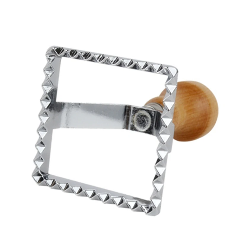 Cookie Mould Round and Square Pasta Cutter Kitchen Pasta Mold Tool Ravioli Stamp Cutter With Beach Wooden Handle
Cookie Mould Round and Square Pasta Cutter Kitchen Pasta Mold Tool Ravioli Stamp Cutter With Beach Wooden Handle