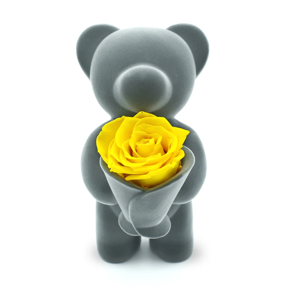 Art Ornament Handmade Roses Bear Yellow Forever Flower Valentine's Day Gift Home Decor Collection
Art Ornament Handmade Roses Bear Yellow Forever Flower Valentine's Day Gift Home Decor Collection