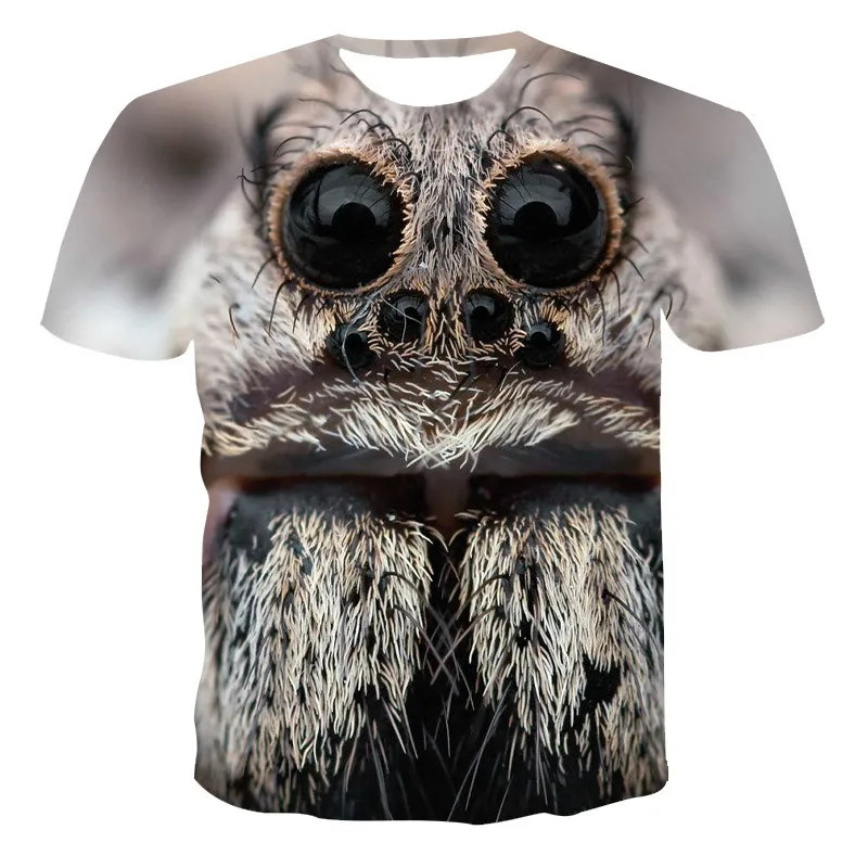 New summer news 2020 T-shirt 3D short sleeve crew neck top popular the first spider pattern T-shirt, casual fashion T-shirt
New summer news 2020 T-shirt 3D short sleeve crew neck top popular the first spider pattern T-shirt, casual fashion T-shirt