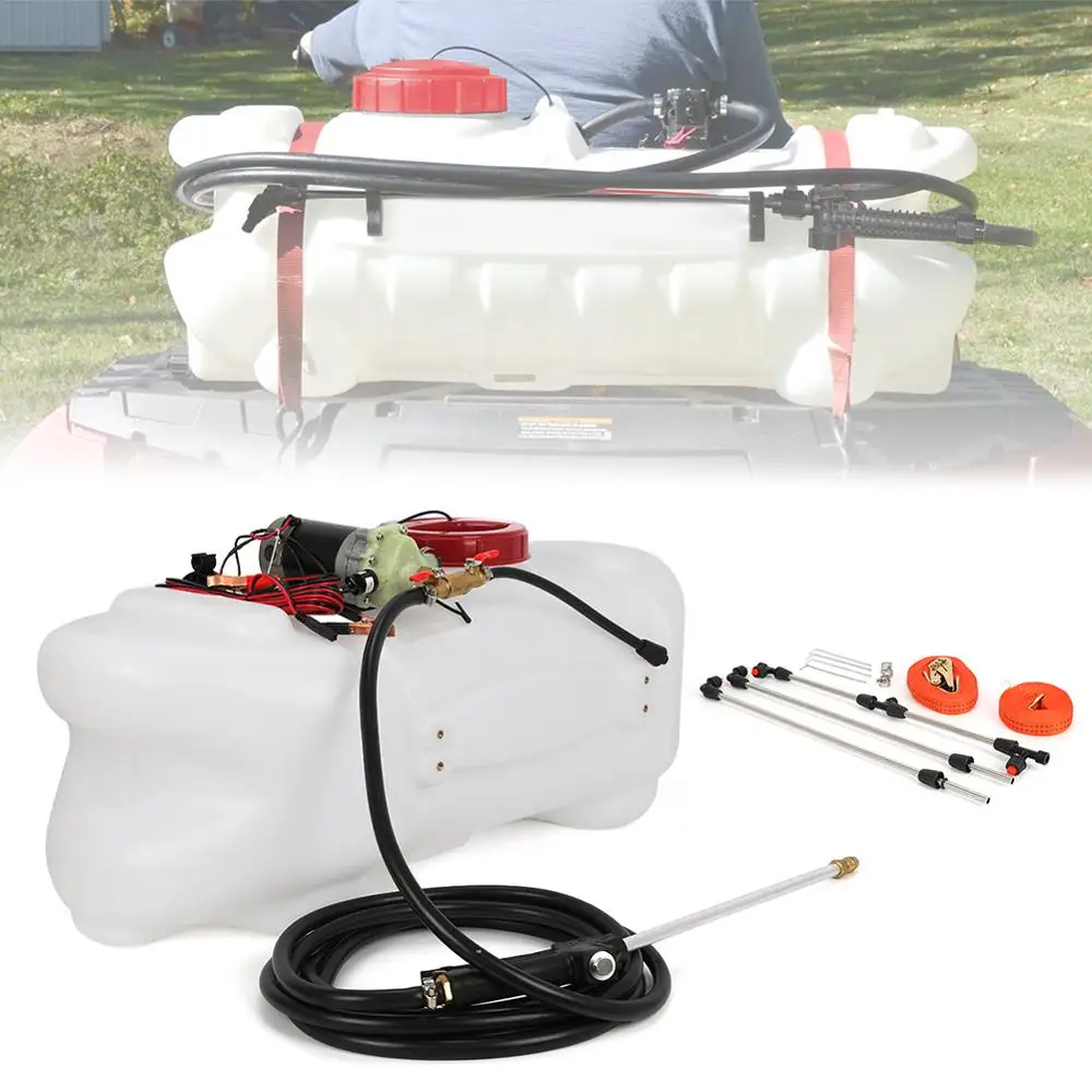 60L ATV Electric Sprayer Quad Tractor ATV Quad Crop Sprayer Kit 2M Boom Hand Lance Garden Agricultural Broadcast Spot Spraying
60L ATV Electric Sprayer Quad Tractor ATV Quad Crop Sprayer Kit 2M Boom Hand Lance Garden Agricultural Broadcast Spot Spraying