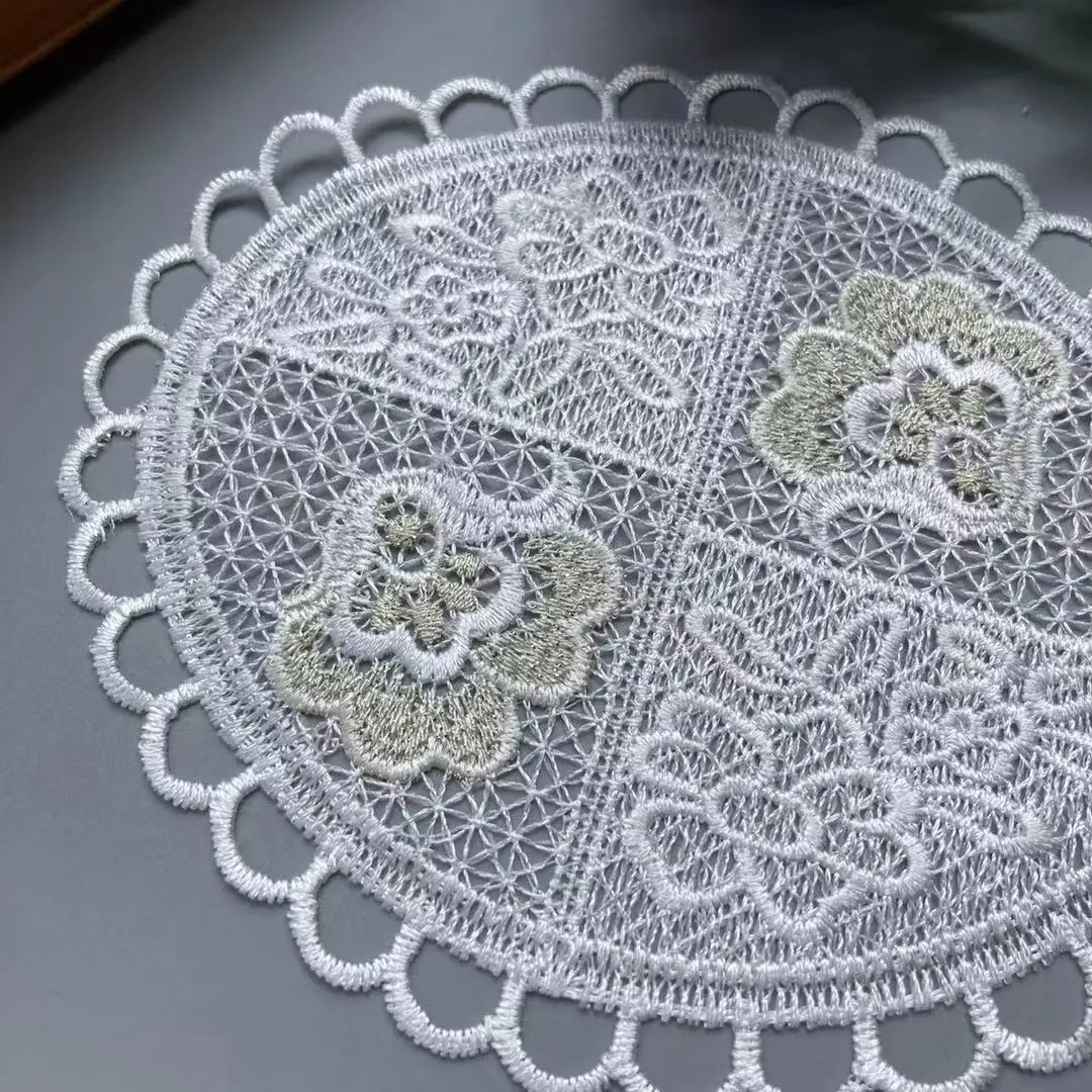 2 pcs White Embroidered Flower Mesh Lace Ribbon Applique Trims for Covers Curtain Home Textiles Sewing Strip Fabric 15cm Hot
2 pcs White Embroidered Flower Mesh Lace Ribbon Applique Trims for Covers Curtain Home Textiles Sewing Strip Fabric 15cm Hot