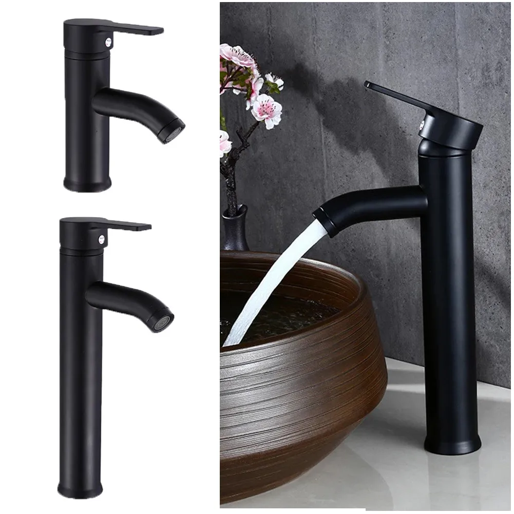 Single Hole Basin Faucet Black Cold And Hot Water Mixer Bathroom Sink Faucet Stainless Steel High Temperature Resistant Hardware
Single Hole Basin Faucet Black Cold And Hot Water Mixer Bathroom Sink Faucet Stainless Steel High Temperature Resistant Hardware