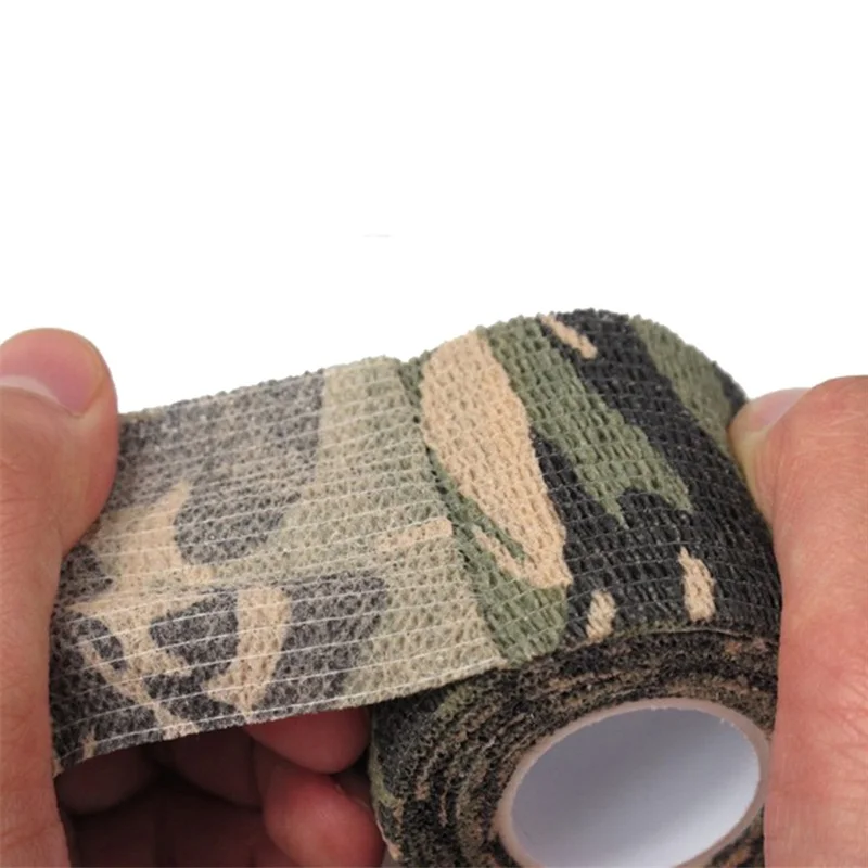 Multi-functional Camo Tape Non-woven Self-adhesive Camouflage Hunting Paintball Airsoft Rifle Waterproof Non-Slip Stealth Tape
Multi-functional Camo Tape Non-woven Self-adhesive Camouflage Hunting Paintball Airsoft Rifle Waterproof Non-Slip Stealth Tape