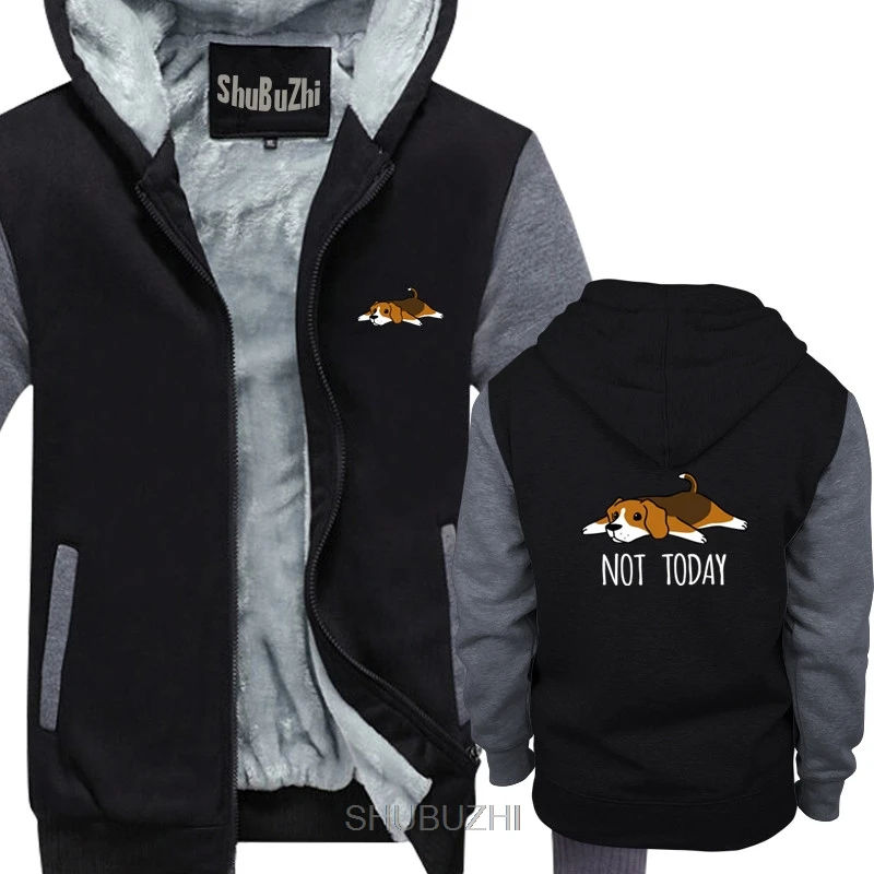 Funny Not Today Beagle dog hoodys Round Collar hoodies Winter Pure casual Original thick zipper sweatshirt Male hoody sbz8152
Funny Not Today Beagle dog hoodys Round Collar hoodies Winter Pure casual Original thick zipper sweatshirt Male hoody sbz8152