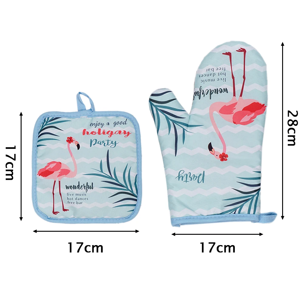 2pcs Insulation Gloves Cotton Flamingo Kitchen Pad Cooking Microwave Gloves Baking BBQ Oven Potholders Oven Mitts Kitchen Gloves
2pcs Insulation Gloves Cotton Flamingo Kitchen Pad Cooking Microwave Gloves Baking BBQ Oven Potholders Oven Mitts Kitchen Gloves