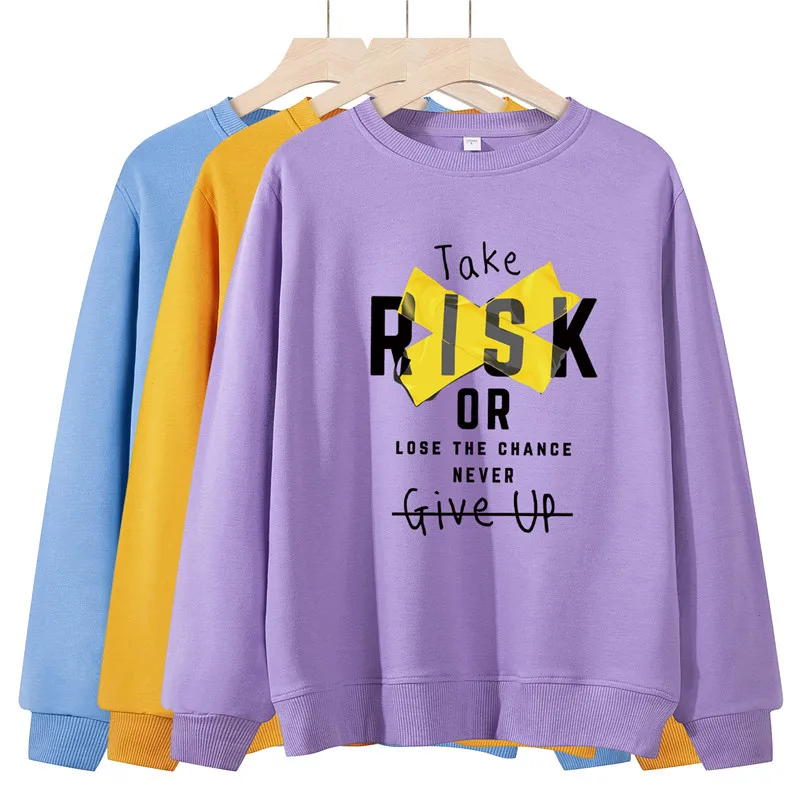 HZVZ Autumn and Winter Sweater Ladies 2021 New Ladies Long-sleeved Casual Wild Loose Letter Printing Round Neck Pullover Top
HZVZ Autumn and Winter Sweater Ladies 2021 New Ladies Long-sleeved Casual Wild Loose Letter Printing Round Neck Pullover Top