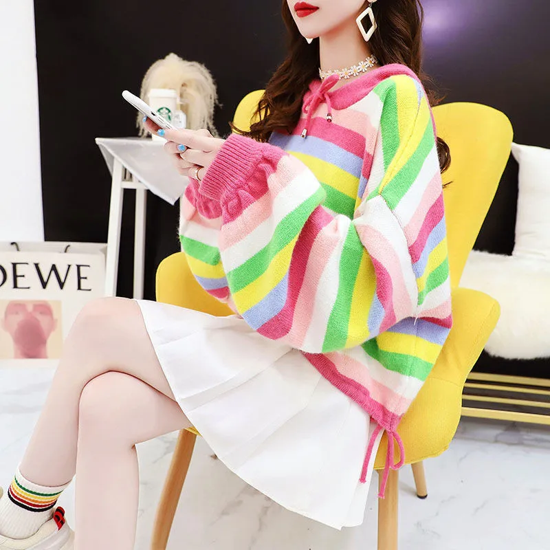 Kawaii свитер женские туфли для девушек, женские свободные кофты Симпатичные розового цвета в Корейском стиле Новый Хай-стрит свитер Харадзюк...
Kawaii свитер женские туфли для девушек, женские свободные кофты Симпатичные розового цвета в Корейском стиле Новый Хай-стрит свитер Харадзюк...