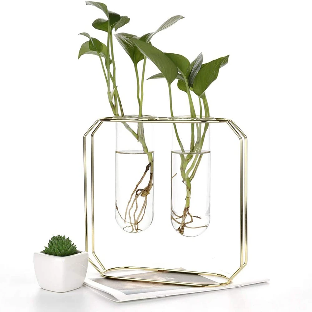 Nordic Metal Stand Test Tube Vase Plant Flower Pot Hydroponic Planter Home Decor Flower Rope Dry Flower Vase DIY Bottle
Nordic Metal Stand Test Tube Vase Plant Flower Pot Hydroponic Planter Home Decor Flower Rope Dry Flower Vase DIY Bottle