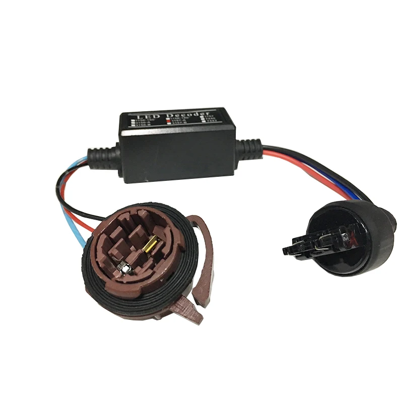 Светодиодный резистор с защитой от мерцания Предупреждение ошибок разъем 3157 A автомобильные аксессуары