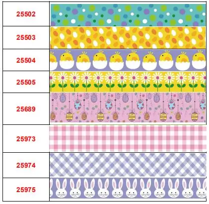22MM,25MM,38MM 50yard Cartoon rabbit ribbons Heat Transfer Printing Grids Wedding Accessories DIY Handmade Materials
22MM,25MM,38MM 50yard Cartoon rabbit ribbons Heat Transfer Printing Grids Wedding Accessories DIY Handmade Materials