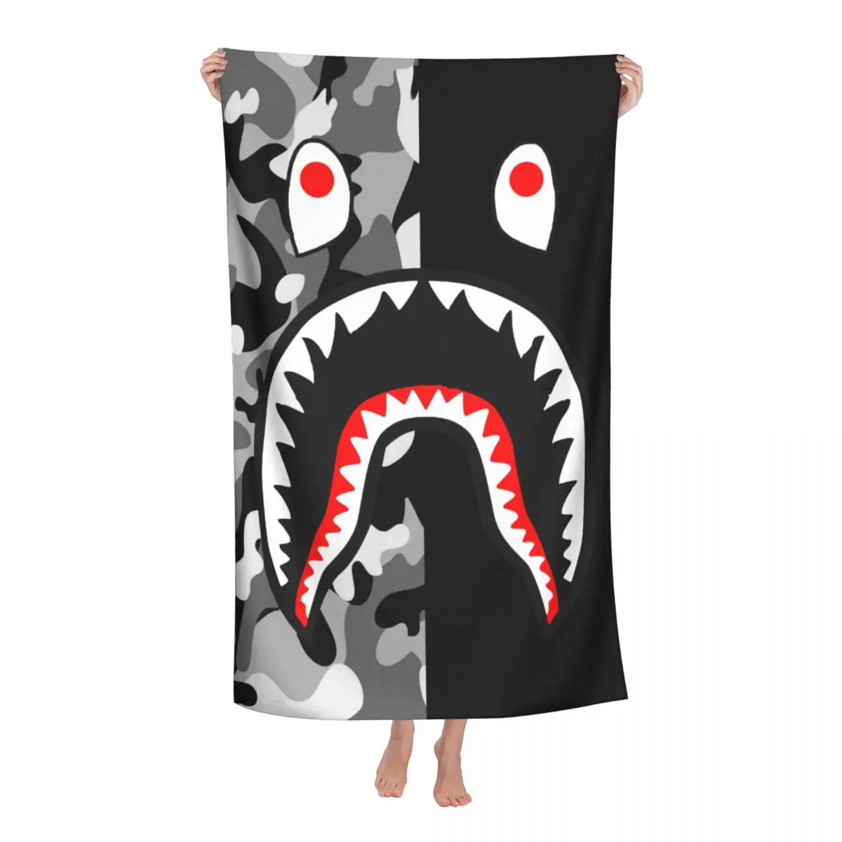 Пляжные полотенца для взрослых Bape Shark, быстросохнущие супер-впитывающие полотенца, одеяло для путешествий, бассейна, бассейна, купания, кемп...
Пляжные полотенца для взрослых Bape Shark, быстросохнущие супер-впитывающие полотенца, одеяло для путешествий, бассейна, бассейна, купания, кемп...