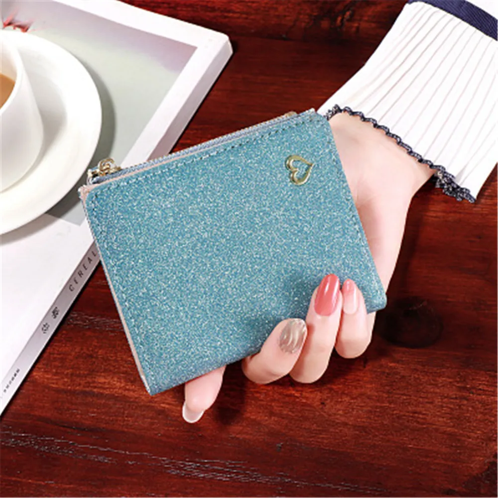 Wallet Female Short Korean Style Fashion Sequin Folding Buckle Wallet Student Coin Purse Female Fresh
Wallet Female Short Korean Style Fashion Sequin Folding Buckle Wallet Student Coin Purse Female Fresh
