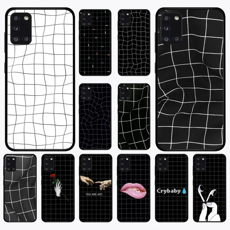 Artistic black and white lattice Phone Case for Samsung A 51 30s 71 21s 10 70 31 52 12 30 40 32 11 20e 20s 01 02s 72 cover
Artistic black and white lattice Phone Case for Samsung A 51 30s 71 21s 10 70 31 52 12 30 40 32 11 20e 20s 01 02s 72 cover