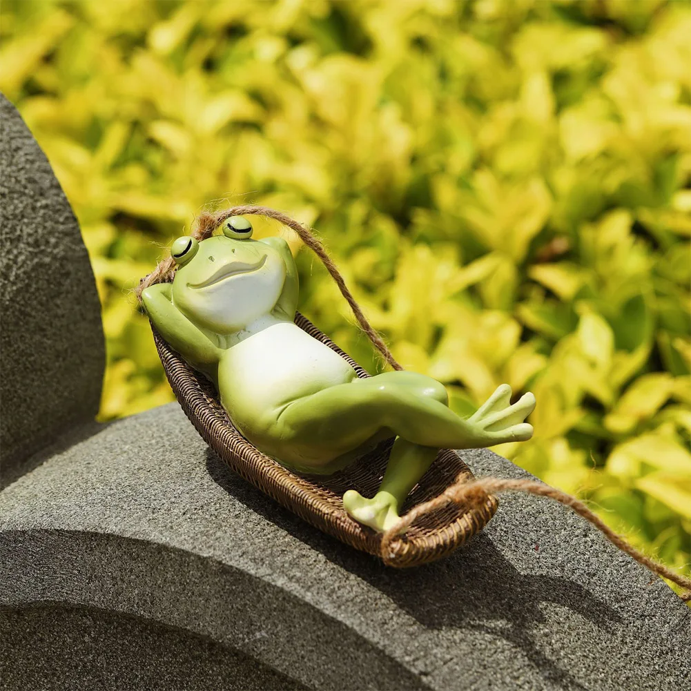 Frog Swing Statue Garden Decorative Resin Sculpture Frog Figurine Gift Swing Statue Yard Cute Home Garden Decor
Frog Swing Statue Garden Decorative Resin Sculpture Frog Figurine Gift Swing Statue Yard Cute Home Garden Decor