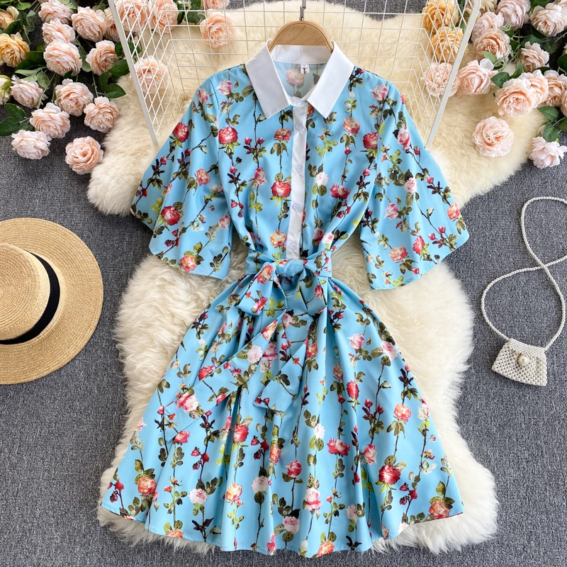 Women Summer Patchwork Flower Printed Dress Boho 2021 Summer Flare Sleeve Office Shirt Dresses Female A Line Party Vestidos New
Women Summer Patchwork Flower Printed Dress Boho 2021 Summer Flare Sleeve Office Shirt Dresses Female A Line Party Vestidos New