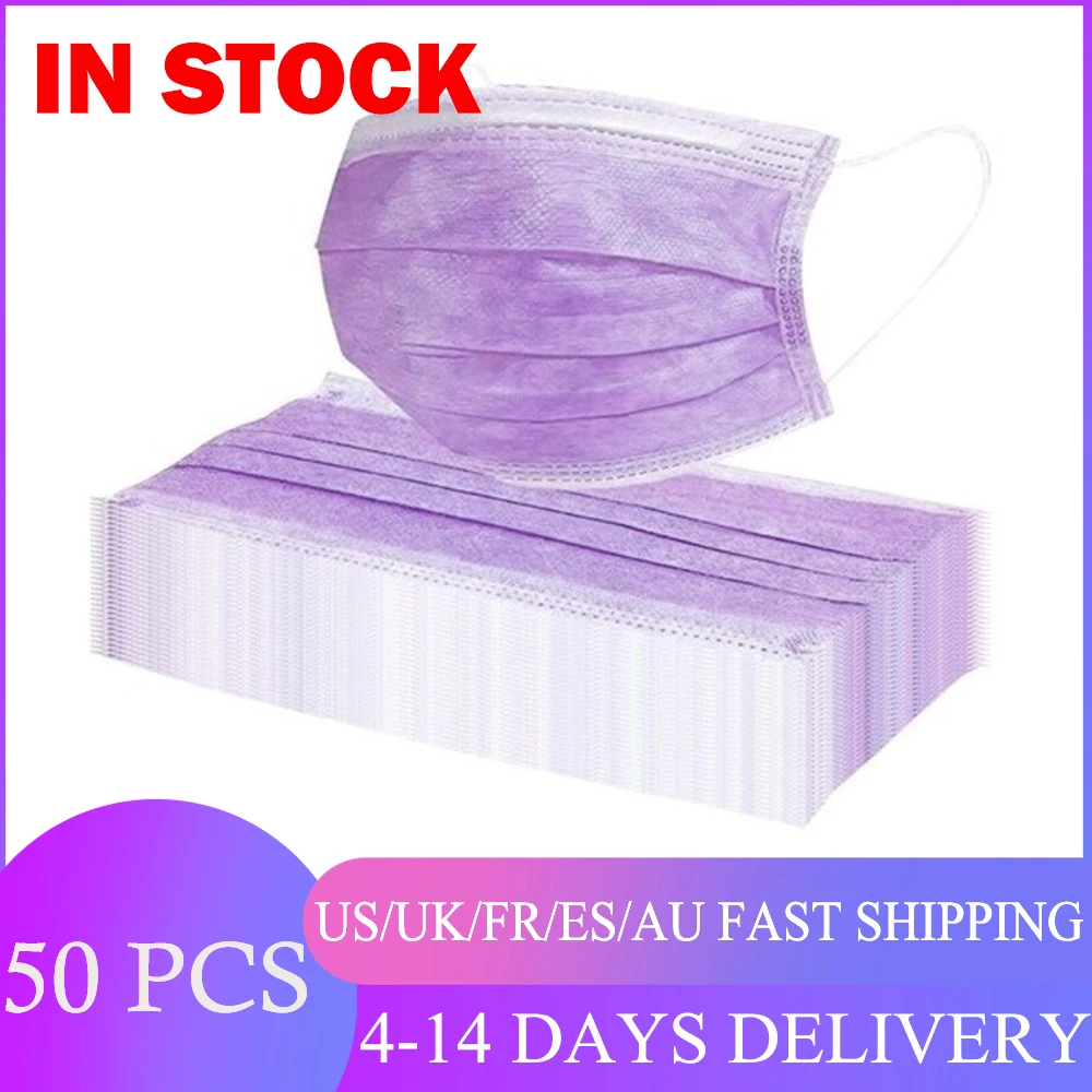 50pcs Pink 3-layer Filter Mask Disposable Face Mouth Masks Non Woven Anti-dust Masks Earloops Breathable Masks Adult
50pcs Pink 3-layer Filter Mask Disposable Face Mouth Masks Non Woven Anti-dust Masks Earloops Breathable Masks Adult