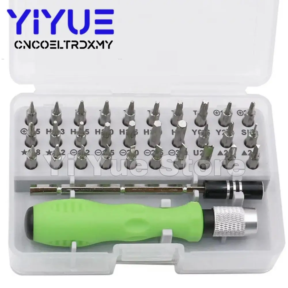 32 in 1 Screwdriver Torx Bit Set Precision Screwdriver Handle Kits Magnetic Drill Screws Hand Tools for Household Repair Tools
32 in 1 Screwdriver Torx Bit Set Precision Screwdriver Handle Kits Magnetic Drill Screws Hand Tools for Household Repair Tools