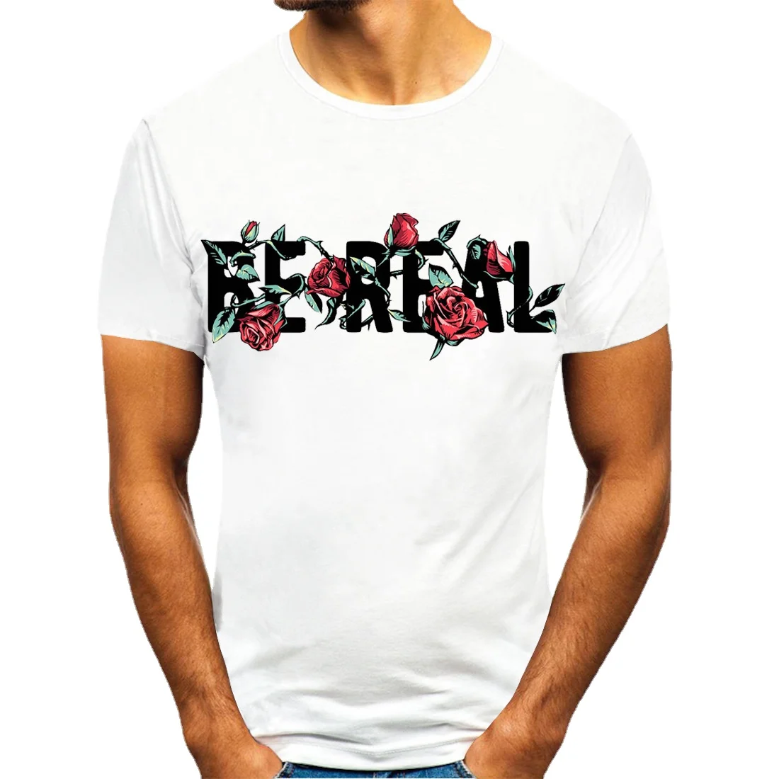 YT117 Summer Clothing Men's Round-Neck Short-Sleeved T-shirt Cross-Border Rose Print EU Size Loose Half Sleeve Men Clothes
YT117 Summer Clothing Men's Round-Neck Short-Sleeved T-shirt Cross-Border Rose Print EU Size Loose Half Sleeve Men Clothes