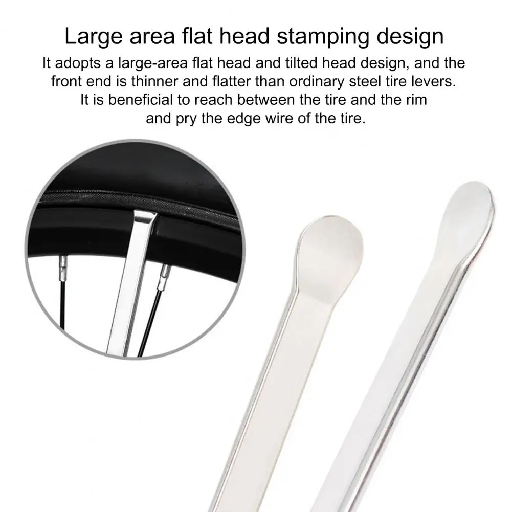 3Pcs Bicycle Tyre Opener Metal Spoon Spoke Hook Design Stainless Steel Mountain Bike Tire-Lever Withdrawal Tool bike accessories
3Pcs Bicycle Tyre Opener Metal Spoon Spoke Hook Design Stainless Steel Mountain Bike Tire-Lever Withdrawal Tool bike accessories