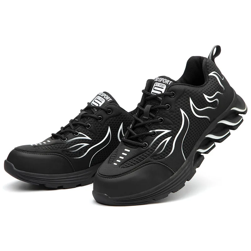 Steel Toe Cap Work Shoes Anti Smashing Anti Piercing Men Safety Shoes Breathable Comfortable Men's Sneakers for Work Boots
Steel Toe Cap Work Shoes Anti Smashing Anti Piercing Men Safety Shoes Breathable Comfortable Men's Sneakers for Work Boots