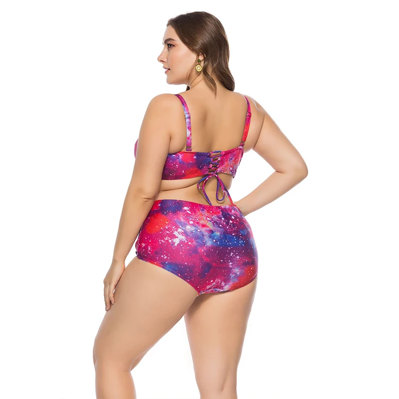 Luren Plus Size Swimwear XL-5XL High Waist Bikini Suit Fatten Swimsuit Plus Size Swimsuit Ladies Bikini 2021 Printed Swimsuit
Luren Plus Size Swimwear XL-5XL High Waist Bikini Suit Fatten Swimsuit Plus Size Swimsuit Ladies Bikini 2021 Printed Swimsuit