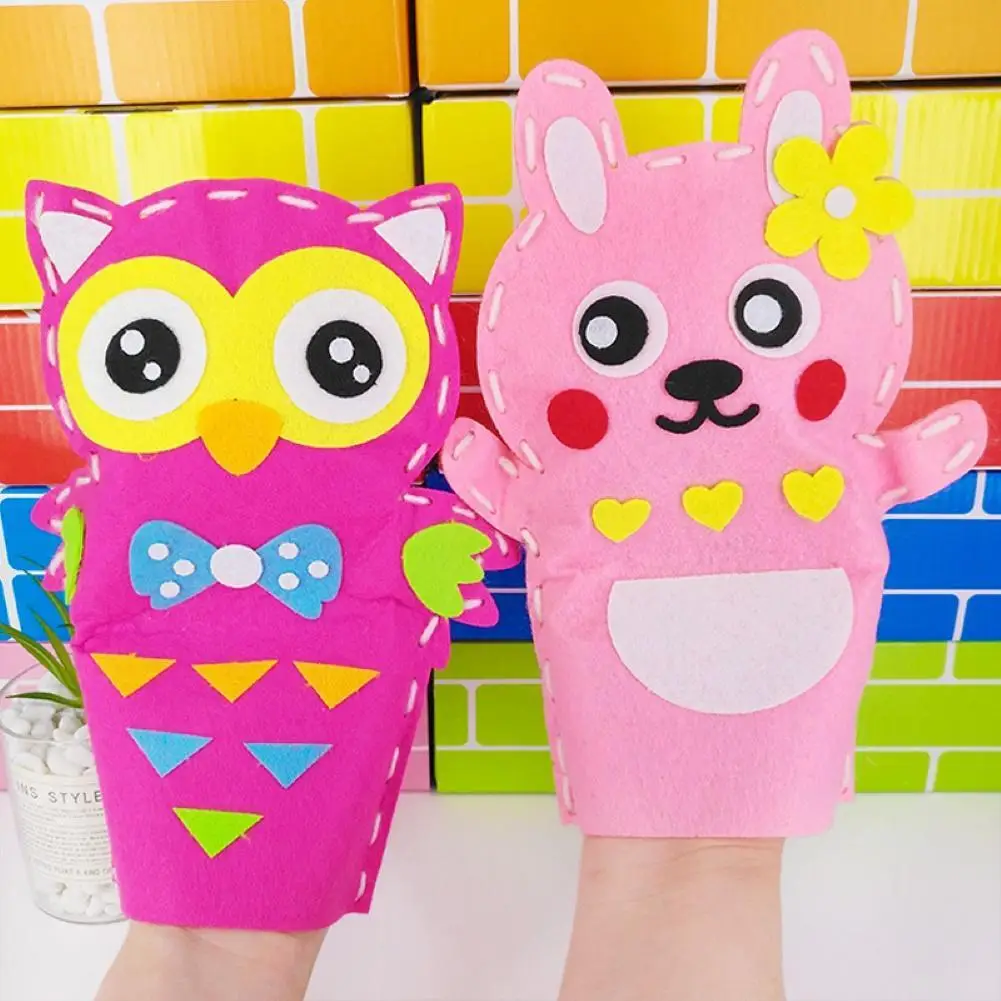8Pcs Kids DIY Cute Cartoon Animal Hand Puppet Non-woven Fabric Handmade Crafts Toy Story Telling Glove Educational Doll
8Pcs Kids DIY Cute Cartoon Animal Hand Puppet Non-woven Fabric Handmade Crafts Toy Story Telling Glove Educational Doll