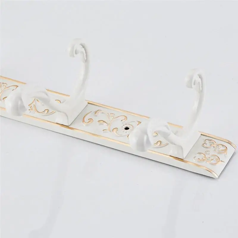 Wall Mounted Hook Rack Vintage Hook Rail Coat Rack with 5 Scrolls Home Storage Organizer for Kitchen Bedroom Bathroom
Wall Mounted Hook Rack Vintage Hook Rail Coat Rack with 5 Scrolls Home Storage Organizer for Kitchen Bedroom Bathroom