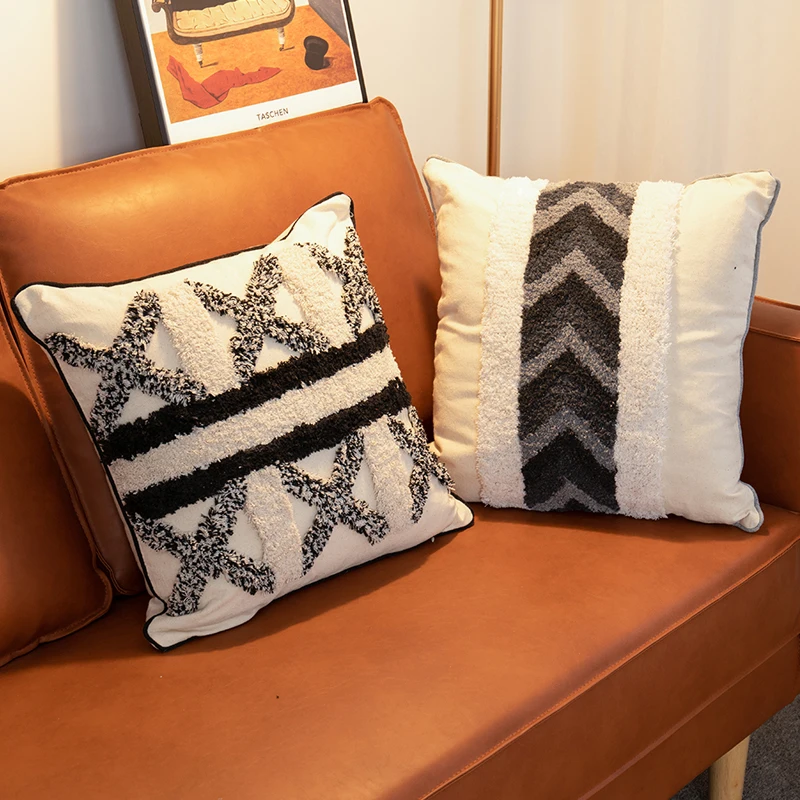 Cotton Cushion Cover 45x45cm/30x50cm Neutral Decoration Pillow Cover Handmade Boho Style For Sofa Couch Living Room Bed Room
Cotton Cushion Cover 45x45cm/30x50cm Neutral Decoration Pillow Cover Handmade Boho Style For Sofa Couch Living Room Bed Room