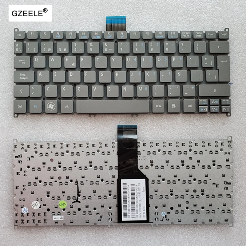NEW spanish Laptop Keyboard For Acer Aspire V5-123 V5-131 V5-121 V5-171 S3-331 S5-951 One 725 756 AO725 AO756 SP grey |