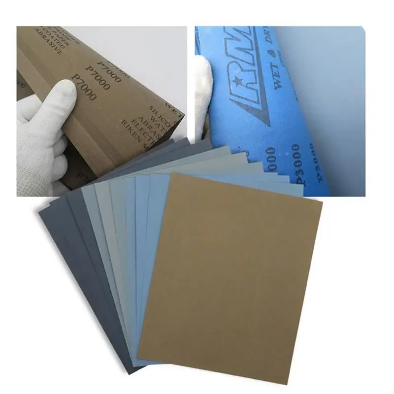 Wet Dry Sandpaper Water Resistant 1000 to 7000 Grit Abrasive Sanding Paper for Wood Metal Furniture Automotive Polishing
Wet Dry Sandpaper Water Resistant 1000 to 7000 Grit Abrasive Sanding Paper for Wood Metal Furniture Automotive Polishing