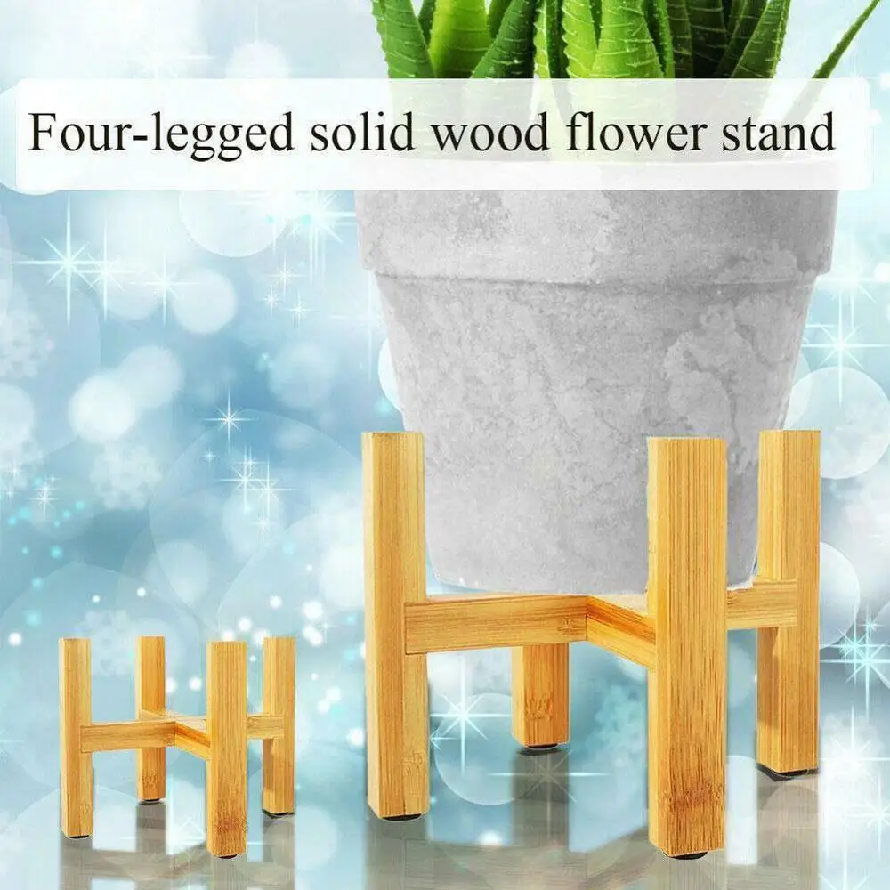 Floor Four-Legged Flower Stand Wooden Flower Pot Stand Tray Flower Sales Factory Pot Direct Bamboo Succulent M9W6
Floor Four-Legged Flower Stand Wooden Flower Pot Stand Tray Flower Sales Factory Pot Direct Bamboo Succulent M9W6