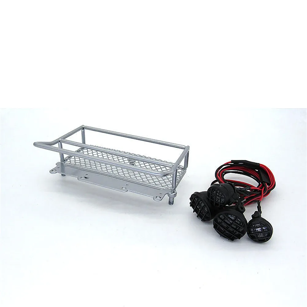 The Metal Luggage Roof Bracket with Car Lights for D12 WPL RC Car Upgrade Parts
The Metal Luggage Roof Bracket with Car Lights for D12 WPL RC Car Upgrade Parts