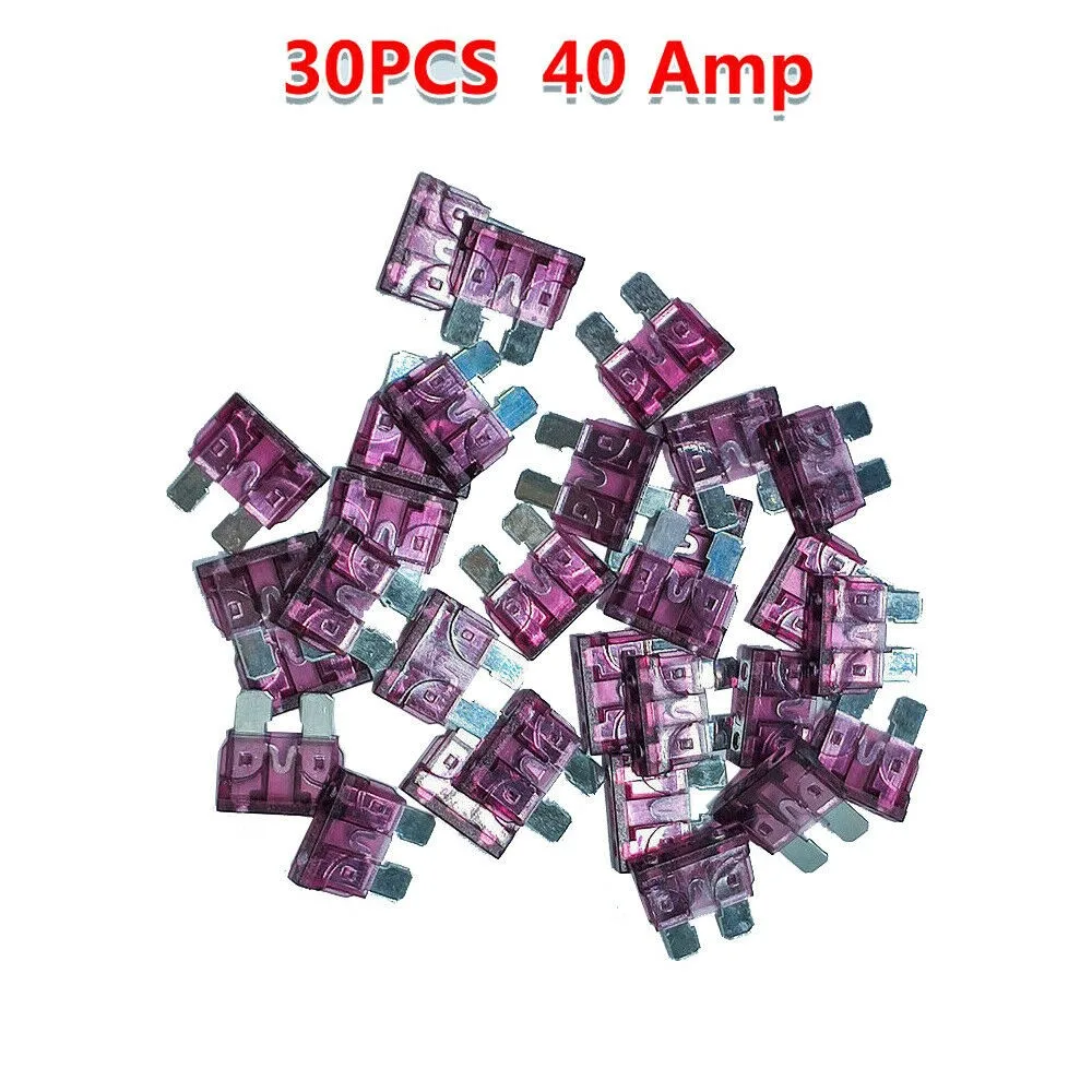 30 PCS 40 Amp ATC Blade Fuses 40A For Cars Truck SUV Audio Fuse Adapter ATC Circuit Breaker Blade Fuse For Car Truck Boat
30 PCS 40 Amp ATC Blade Fuses 40A For Cars Truck SUV Audio Fuse Adapter ATC Circuit Breaker Blade Fuse For Car Truck Boat