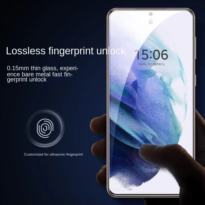 Suitable for Samsung S21 toughened glass film s21plus mobile phone protective film toughened film high aluminum plasma coating
Suitable for Samsung S21 toughened glass film s21plus mobile phone protective film toughened film high aluminum plasma coating