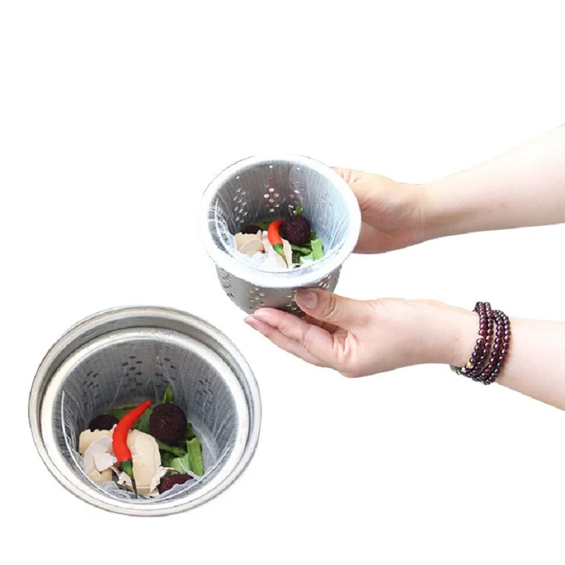 100 pcs kitchen PE flat-mouth filter, disposable sink filter, kitchen sink basket, sink garbage bag
100 pcs kitchen PE flat-mouth filter, disposable sink filter, kitchen sink basket, sink garbage bag