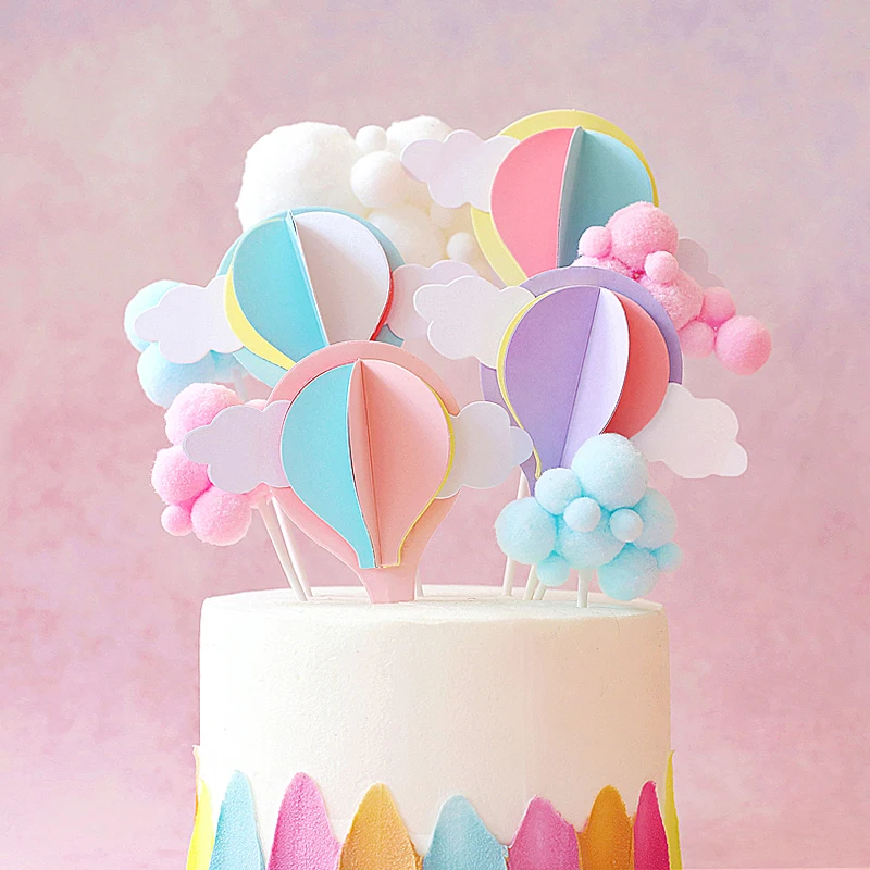 Cake Topper Happy Birthday Party Decor Cute Colorful Clouds Kids Boy Girl Clouds Hot Air Balloon Cake Decor Birthday Party
Cake Topper Happy Birthday Party Decor Cute Colorful Clouds Kids Boy Girl Clouds Hot Air Balloon Cake Decor Birthday Party