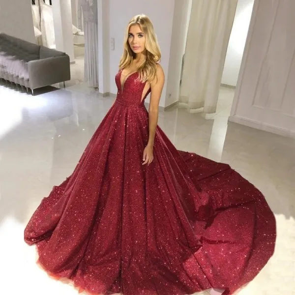Woman V Neck Sexy wine red ball gown Evening Dresses Glitter Islamic 2021 Arabic Prom Dress Party Gowns Vestido De Festa
Woman V Neck Sexy wine red ball gown Evening Dresses Glitter Islamic 2021 Arabic Prom Dress Party Gowns Vestido De Festa