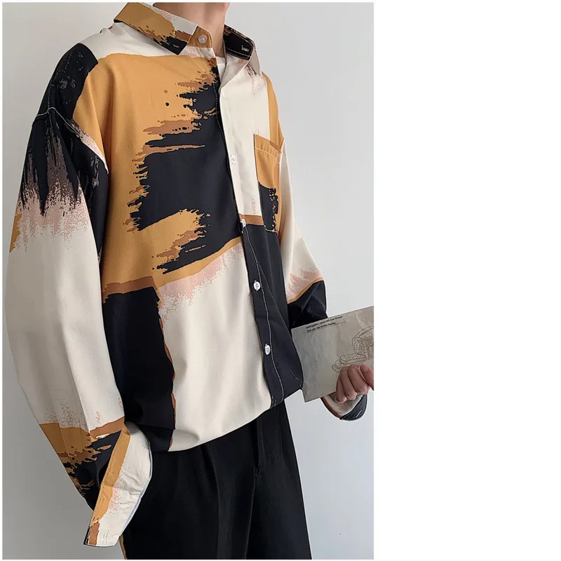 Men's shirt autumn and winter new Hong Kong style casual couple long-sleeved shirt youth personality fashion men's clothing
Men's shirt autumn and winter new Hong Kong style casual couple long-sleeved shirt youth personality fashion men's clothing
