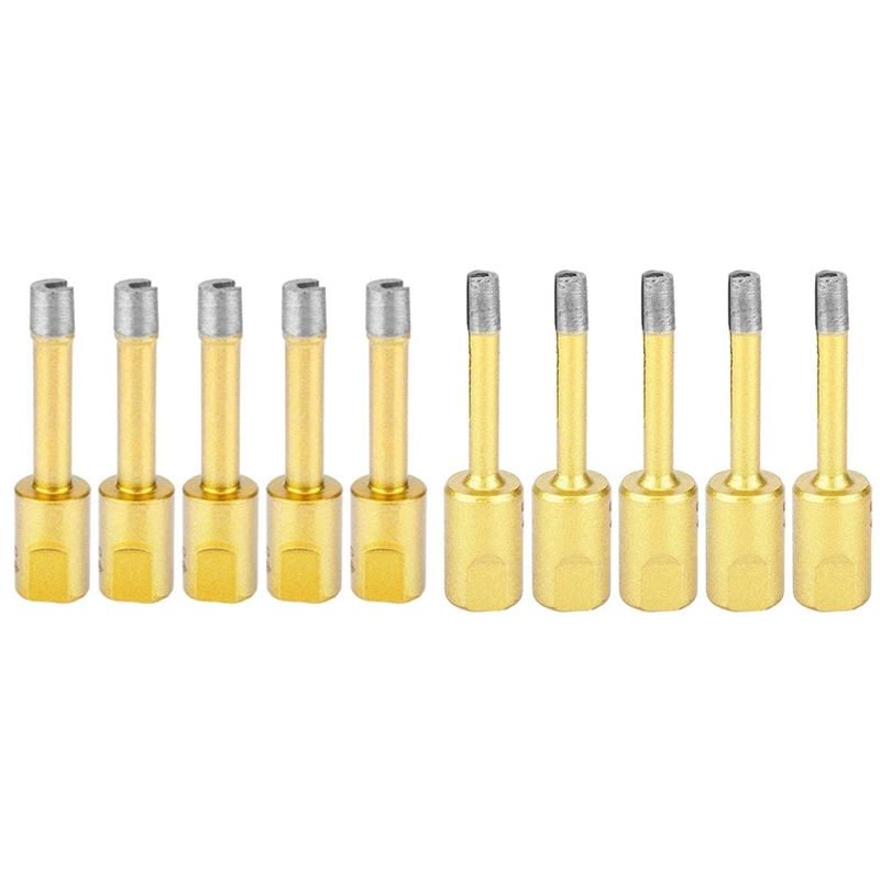 10 Pcs Angle Grinder Hole Saw Diamond Drill Bit Hole Opener Marble Glass Ceramic Cutting Tool 8Mm & 6Mm Promotion 
10 Pcs Angle Grinder Hole Saw Diamond Drill Bit Hole Opener Marble Glass Ceramic Cutting Tool 8Mm & 6Mm Promotion