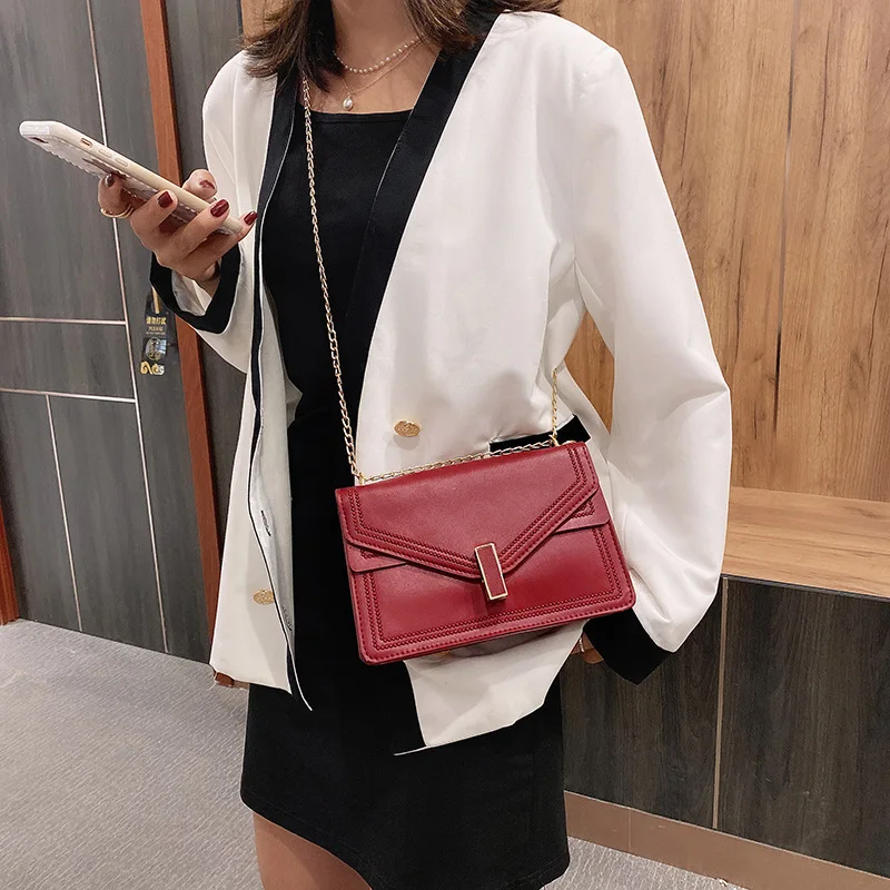 New Bag For Women Shoulder Messenger Bag Fashion Simple Ladies Chain Bag Niche Design Wild Crossbody Bag Female Small Square Bag
New Bag For Women Shoulder Messenger Bag Fashion Simple Ladies Chain Bag Niche Design Wild Crossbody Bag Female Small Square Bag